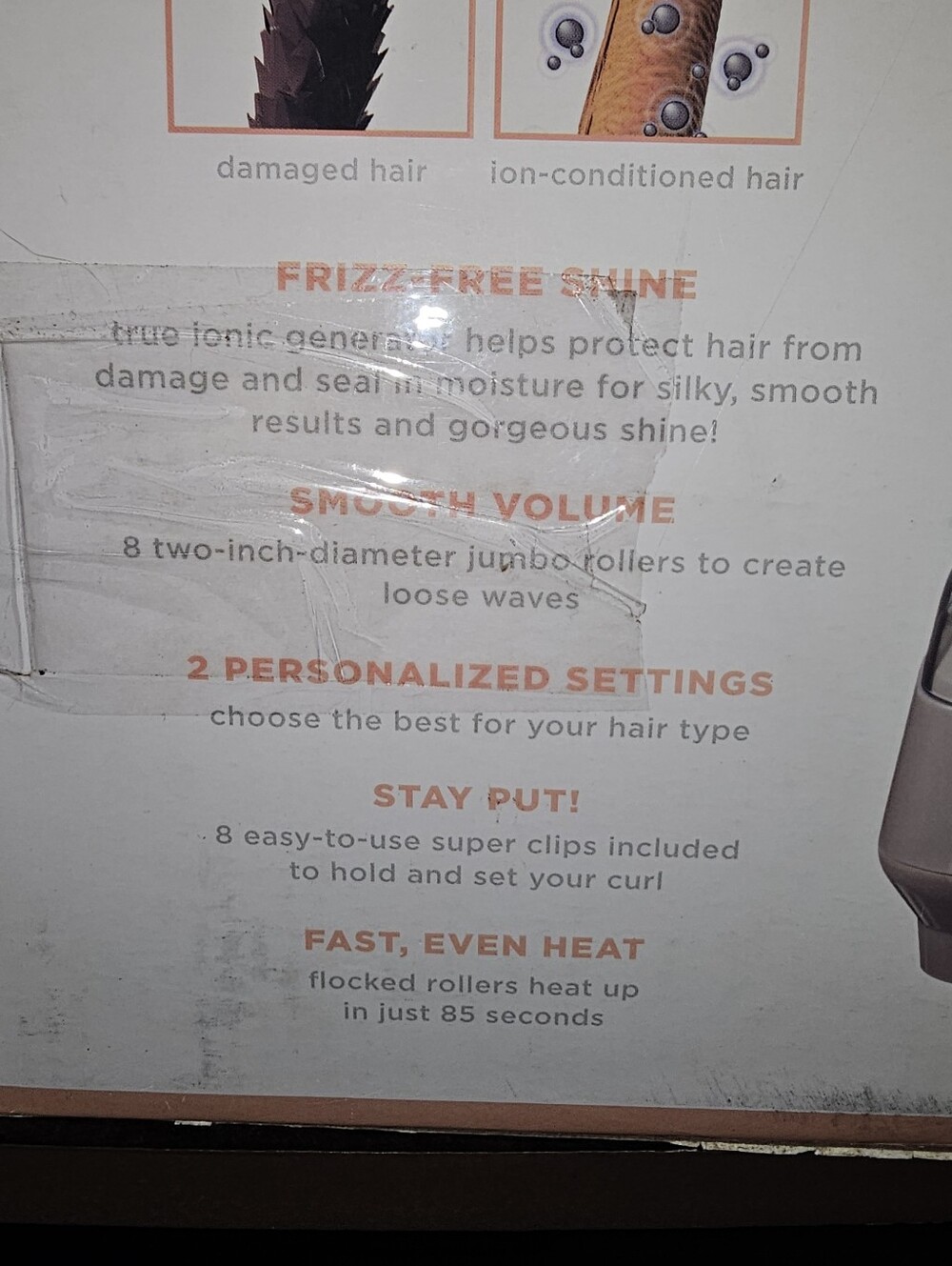 Conair Infinity Pro Hot Rollers. NEW,OPEN BOX, NEVER USED - Picture 6 of 7